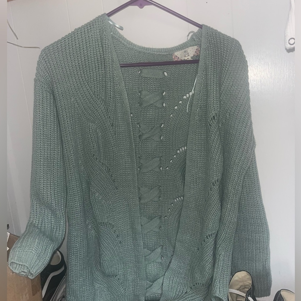 Women's Green Sweater